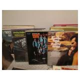 Box of LPs Johnny Cash, Diana Ross,...