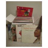 Box of vintage Christmas LPs...