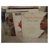 Box of vintage Christmas LPs...