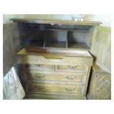 Nice lattice door hutch