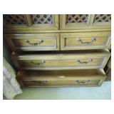 Nice lattice door hutch