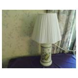 side table w/lamp & chair...