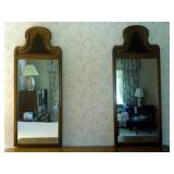 vintage genuine mirrors x2...