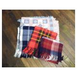 lap blankets x4...