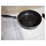 2 frying pans plus 6 metal loaf pan...