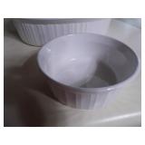 3 corning ware casserole dishes w/2...