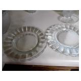 punch bowl w/4 salad plates plus mi...