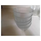 punch bowl w/4 salad plates plus mi...