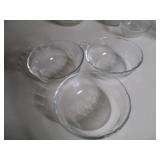 punch bowl w/4 salad plates plus mi...