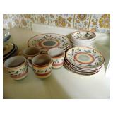 Gibson dish set includes 4 ea big p...