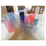 variety of glasses...