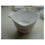 mismatched pieces of Corningware...