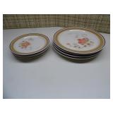 8 watercolor stoneware; 4 sm, 4 lg...