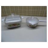 1 smaller vintage Pyrex casserole d...
