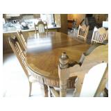 dining room table, wood, w/2 leaves...