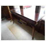 wooden foyer table...