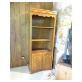 wooden bookshelf H75"xW30"...