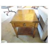 59" floor lamp w/lampshade and pull...