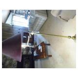 59" floor lamp w/lampshade and pull...