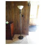 62.5" floor lamp w/glass top...