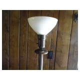 62.5" floor lamp w/glass top...