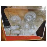 random box of glass dishware...