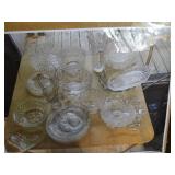 random box of glass dishware...