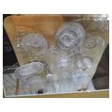 random box of glass dishware...