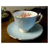 variety of china teacups & saucers,...