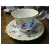 variety of china teacups & saucers,...