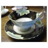 variety of china teacups & saucers,...