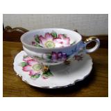 variety of china teacups & saucers,...