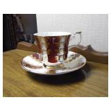 variety of china teacups & saucers,...