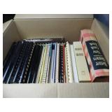box of cookbooks includes; church c...