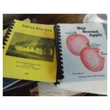 box of cookbooks includes; church c...