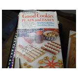 box of cookbooks includes; Sourdoug...