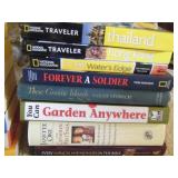 full box of random books...