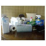 random box of household essentials;...