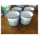 box of random glass coffee cups...