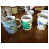 box of random glass coffee cups...