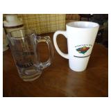 box of random glass coffee cups...