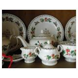 Christmas dishware quantity unknown...