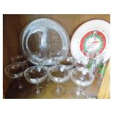 random Christmas dishware...