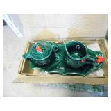 Mistletoe dishware set green...