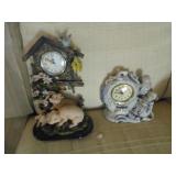 two table clocks...