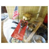 random home decor includes wooden c...