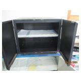Metal 2-tier rolling shop cabinet a...