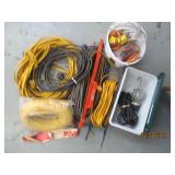 Lot of misc extension cords and oth...