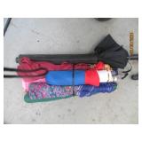 Assortment of rain umbrellas...