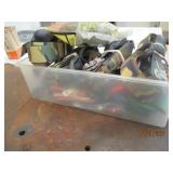 Storage bin full of assorted ratche...